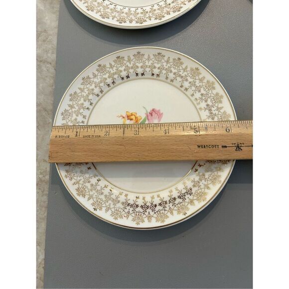 LIMOGES Vintage Springtime 6” Plates - Picture 5 of 5